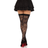 Leg Avenue - Stocks Net De Roses Sauvages Noir